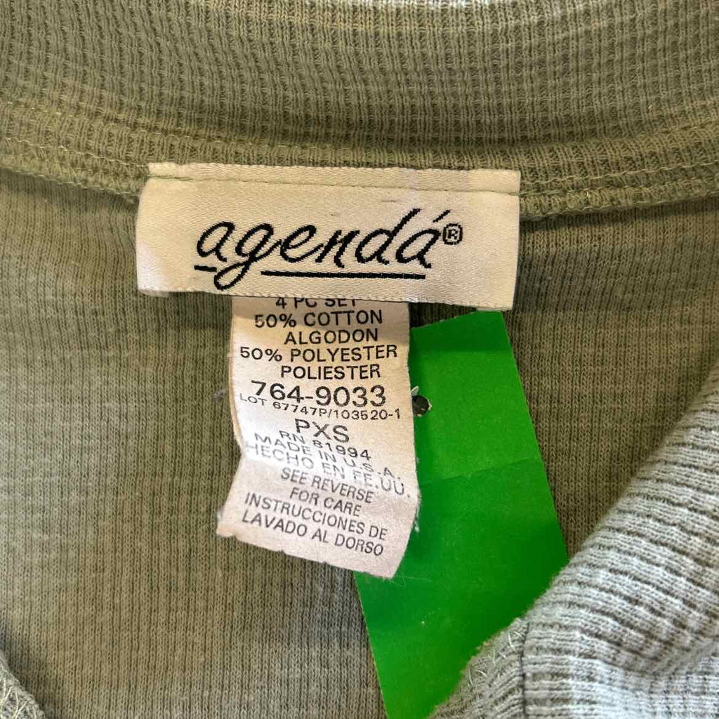Agenda Size PXS Sage Preloved Blouse SS