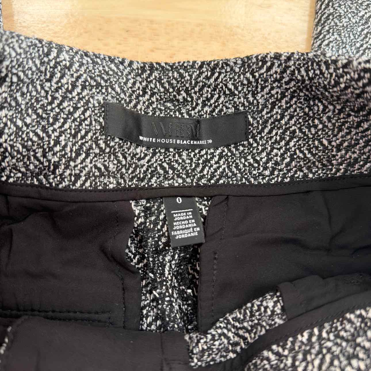 White House Black Market Size 0 White & Black Pants