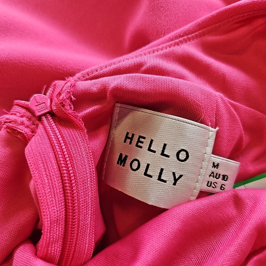 Hello Molly Size 6 Pink Preloved Dress
