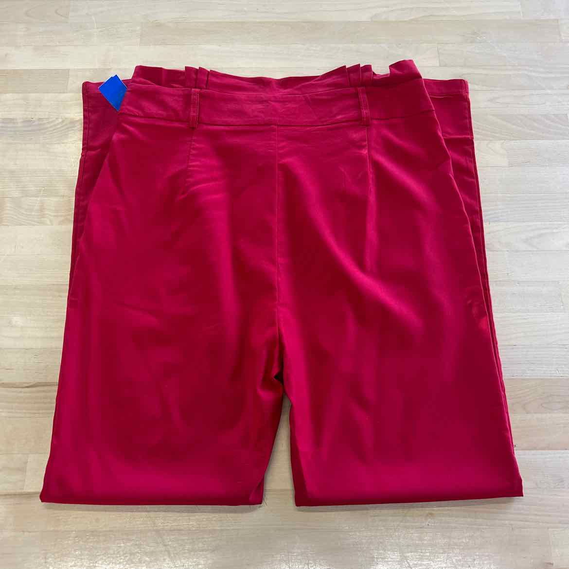 Red Leaf Size L Red New Pants