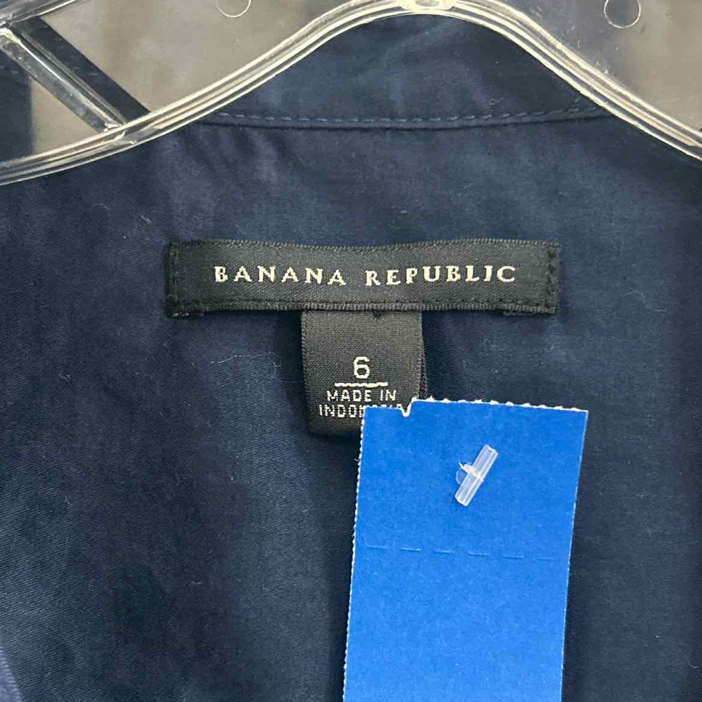 Banana Republic Size 6 Navy Preloved Dress