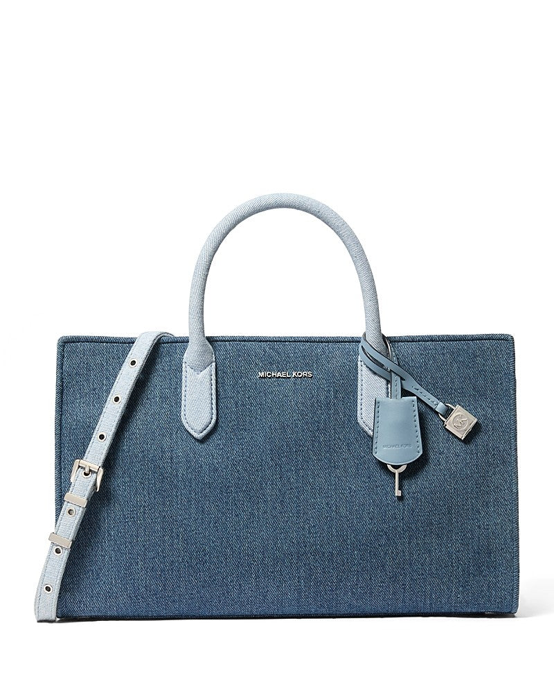 Michael Kors Scarlett Medium East West Satchel - Union Wash Denim