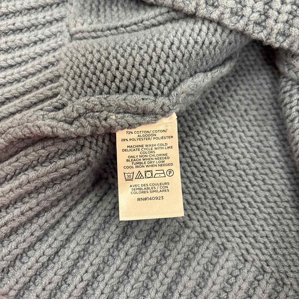 Loft Size S Blue Cotton Blend Preloved Sweater