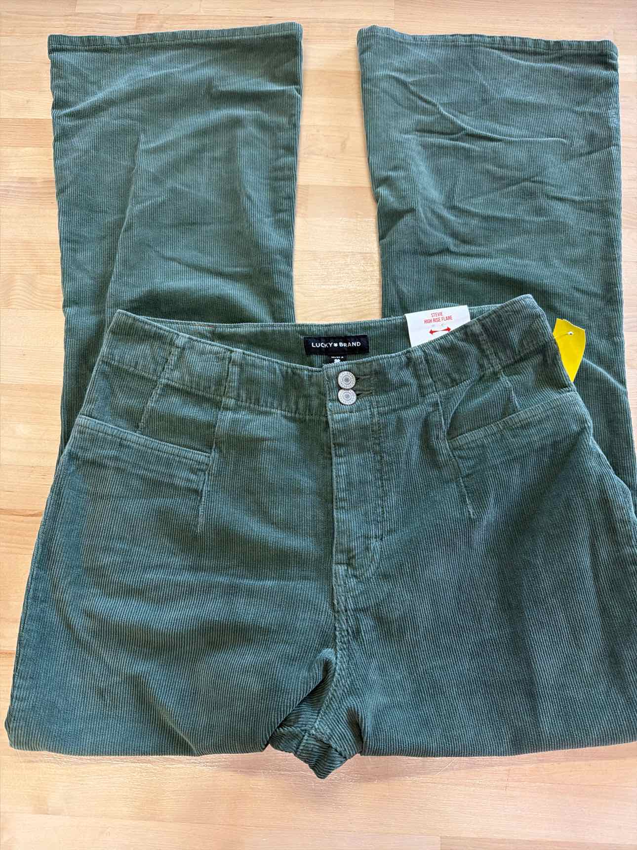 Lucky Brand Size 12 Green Pants