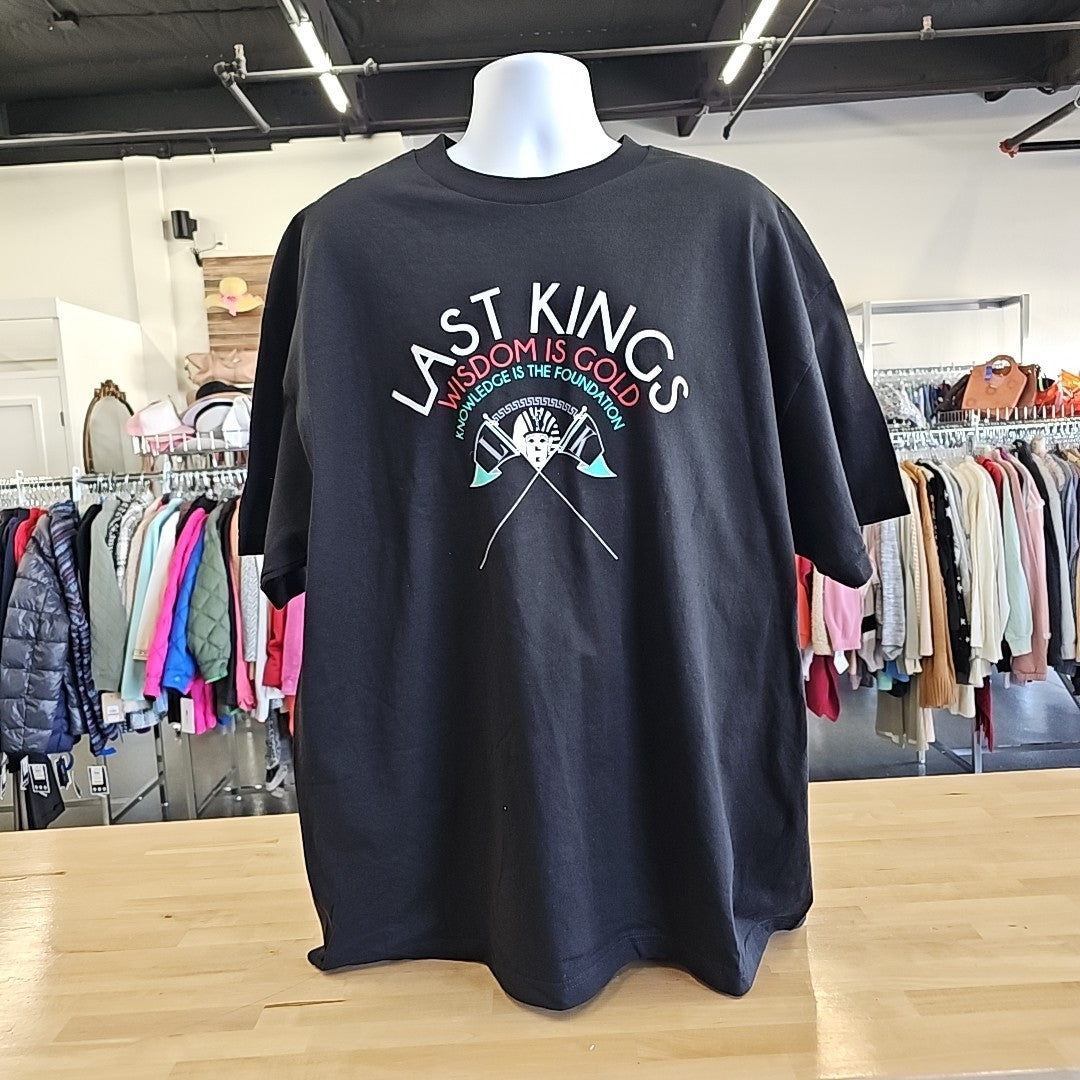 Last Kings Size 2XL Black MENS T-shirt