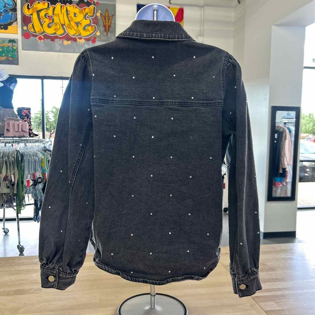 Cras Size 38 Gray Denim Preloved Jacket