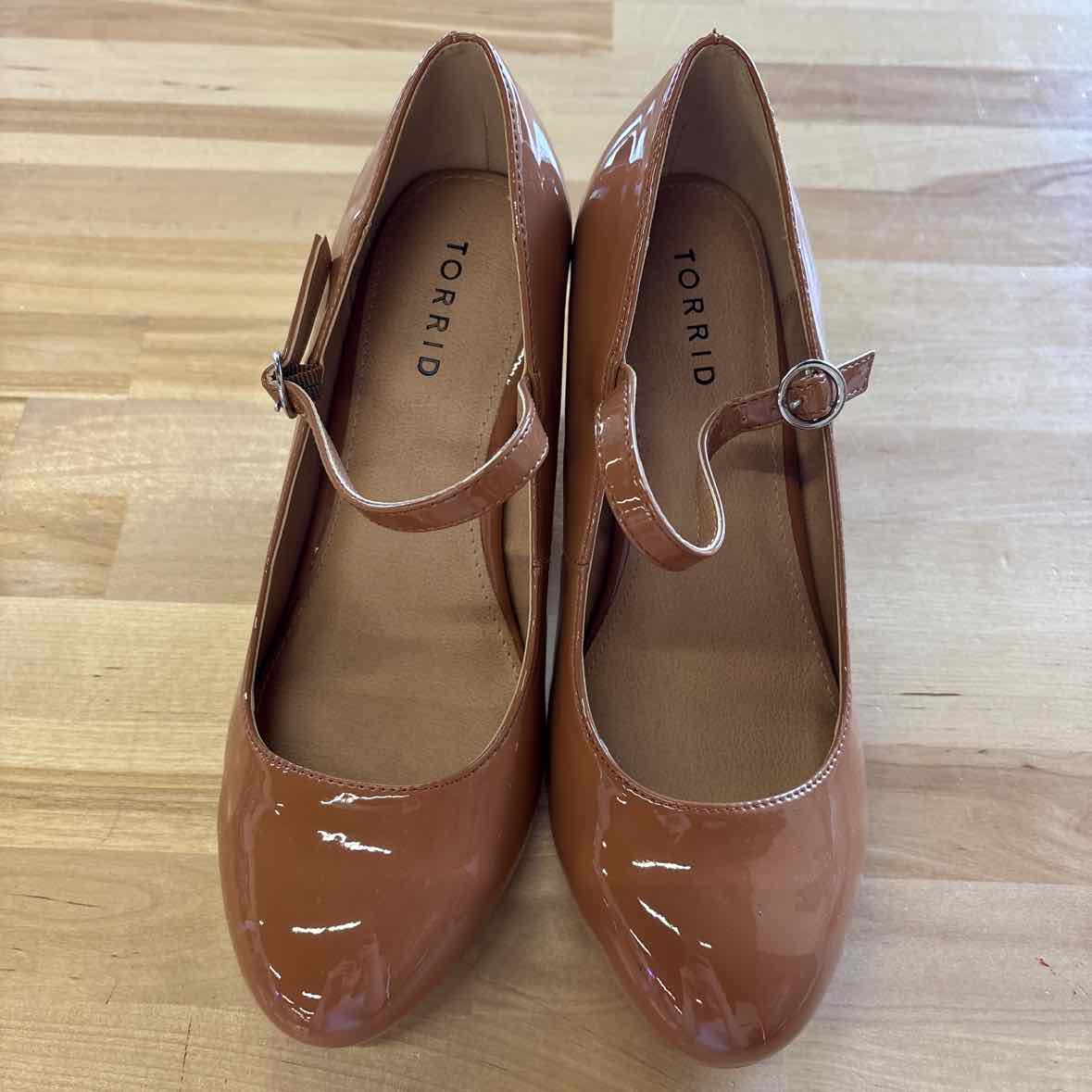 Torrid Size 8 Brown Patent New Heels