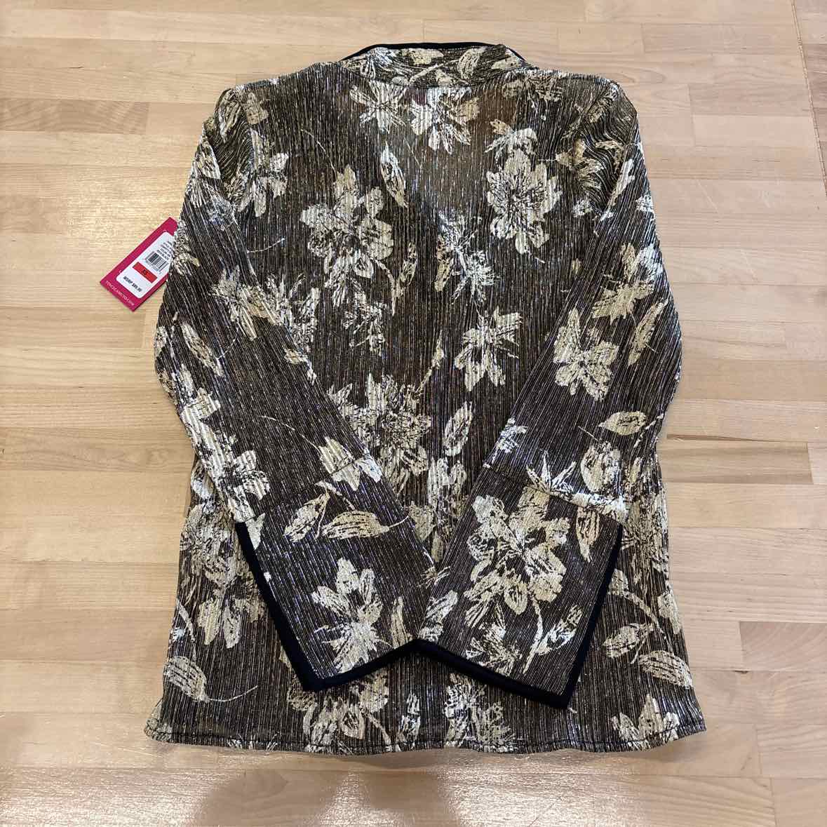 Vince Camuto Size XS Gold/ Black Blouse