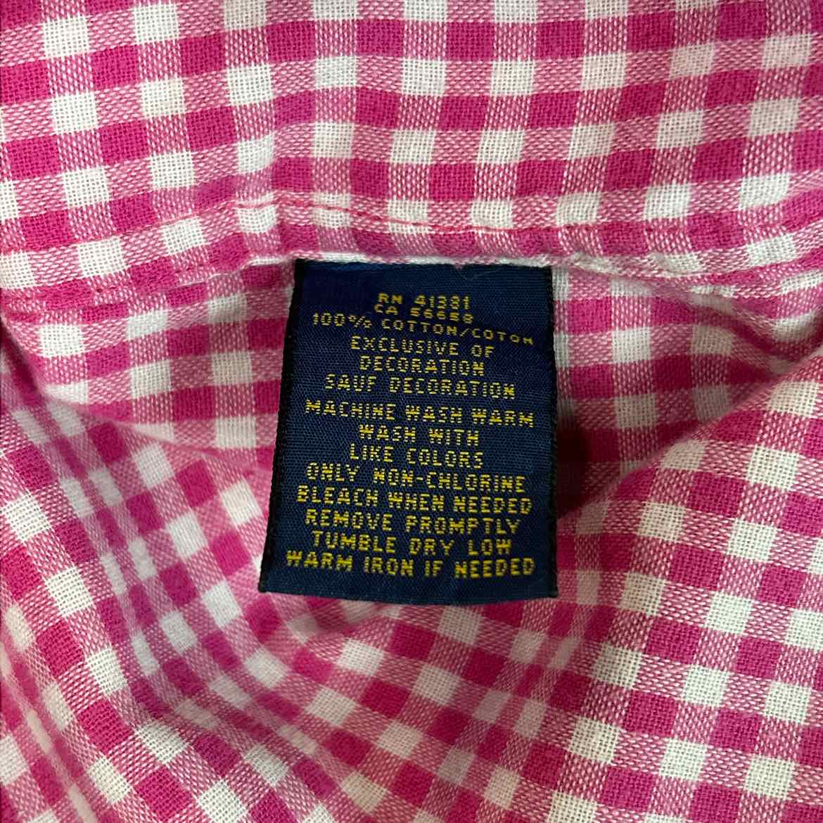Ralph Lauren Size XL Pink Preloved Button Down LS
