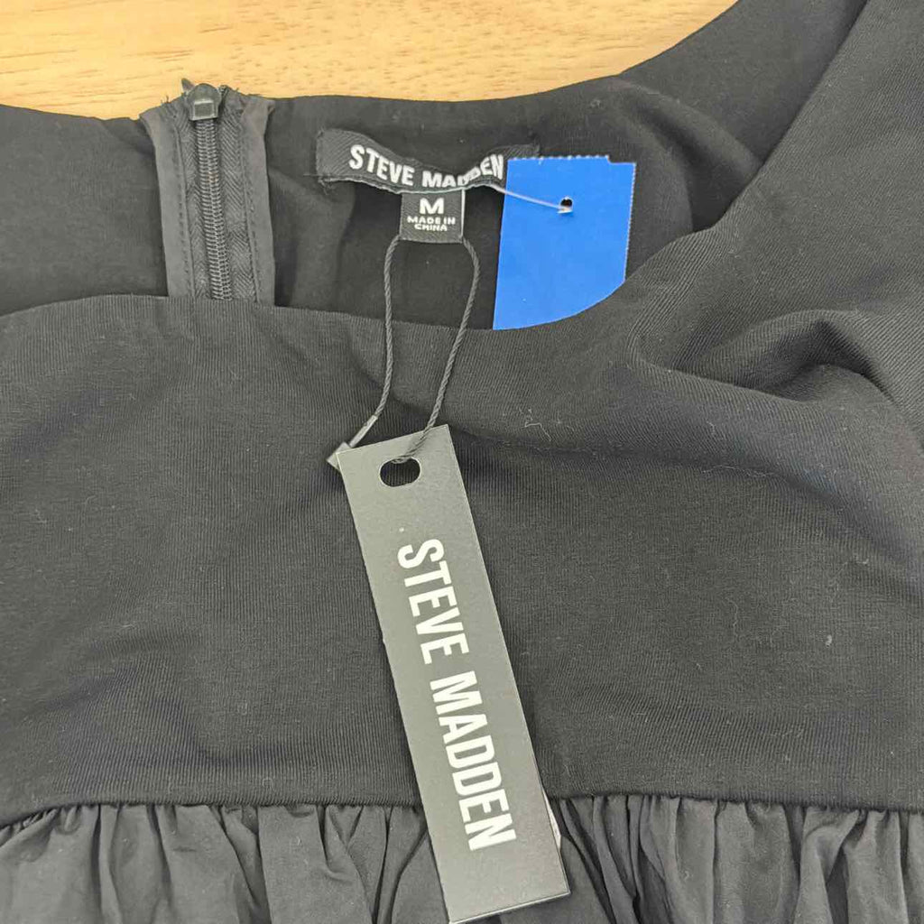 Steve Madden Size M Avielle Top Black