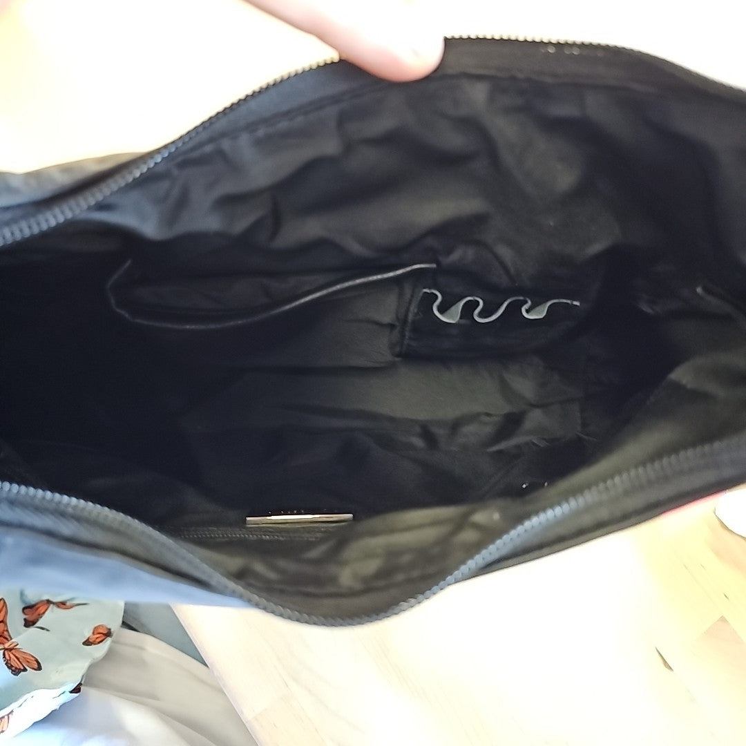 Giani Bernini Nappa Leather Hobo Bag - Black/Silver