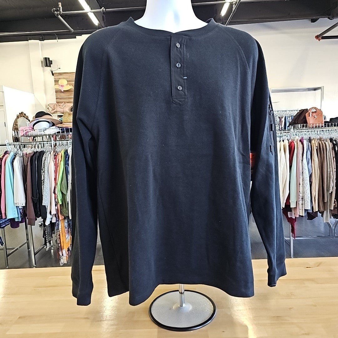 Bass Outdoor Size L Black MENS Long Sleeve Shirt