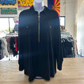 Anne Klein Size 1X Black Preloved Blouse LS