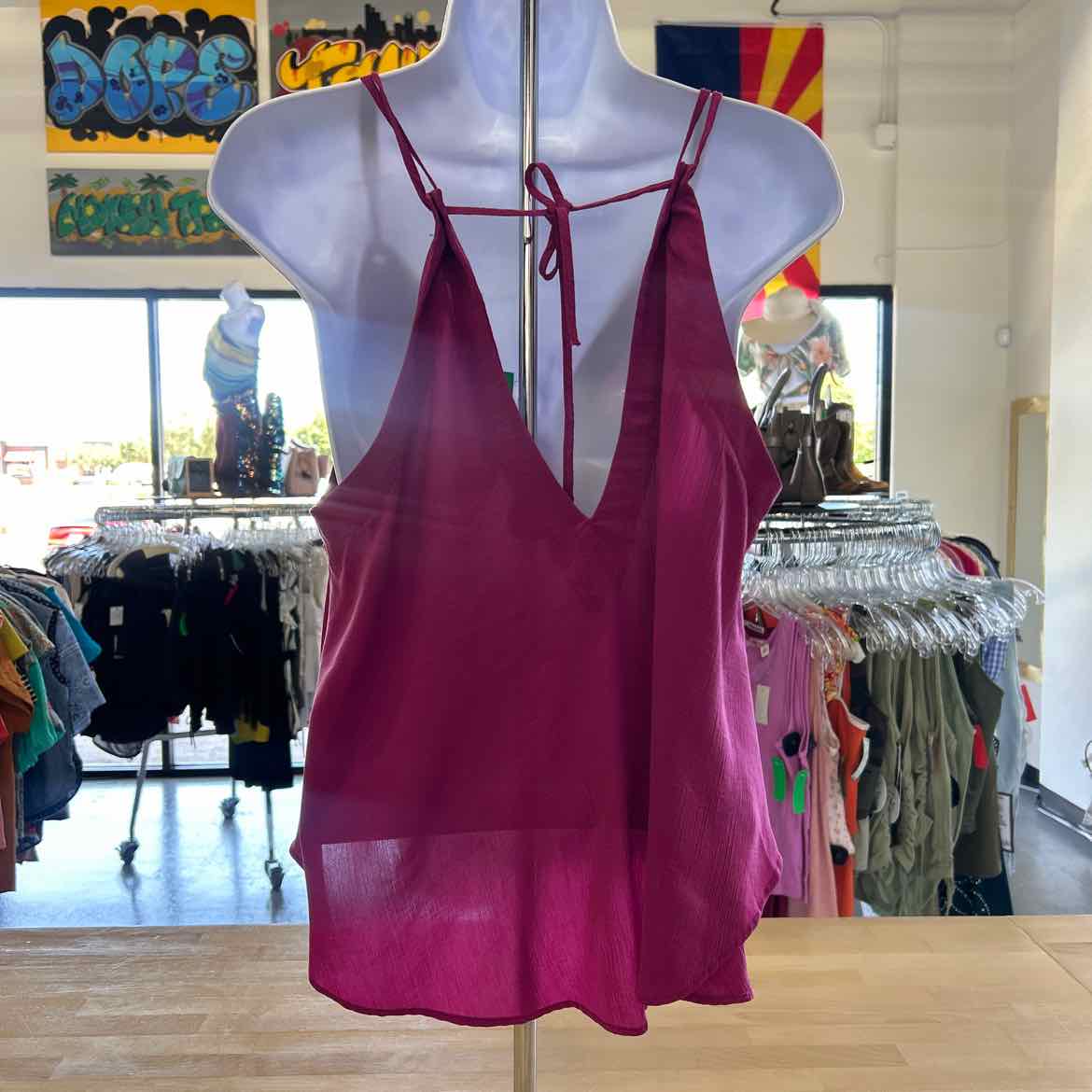 Free People Size XS Pink Preloved Tank