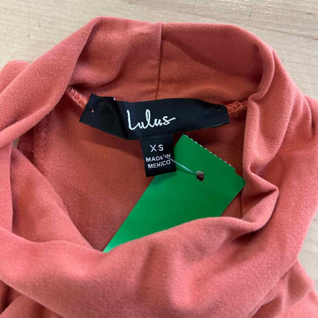 Lulus Size XS Orange Preloved Bodysuit