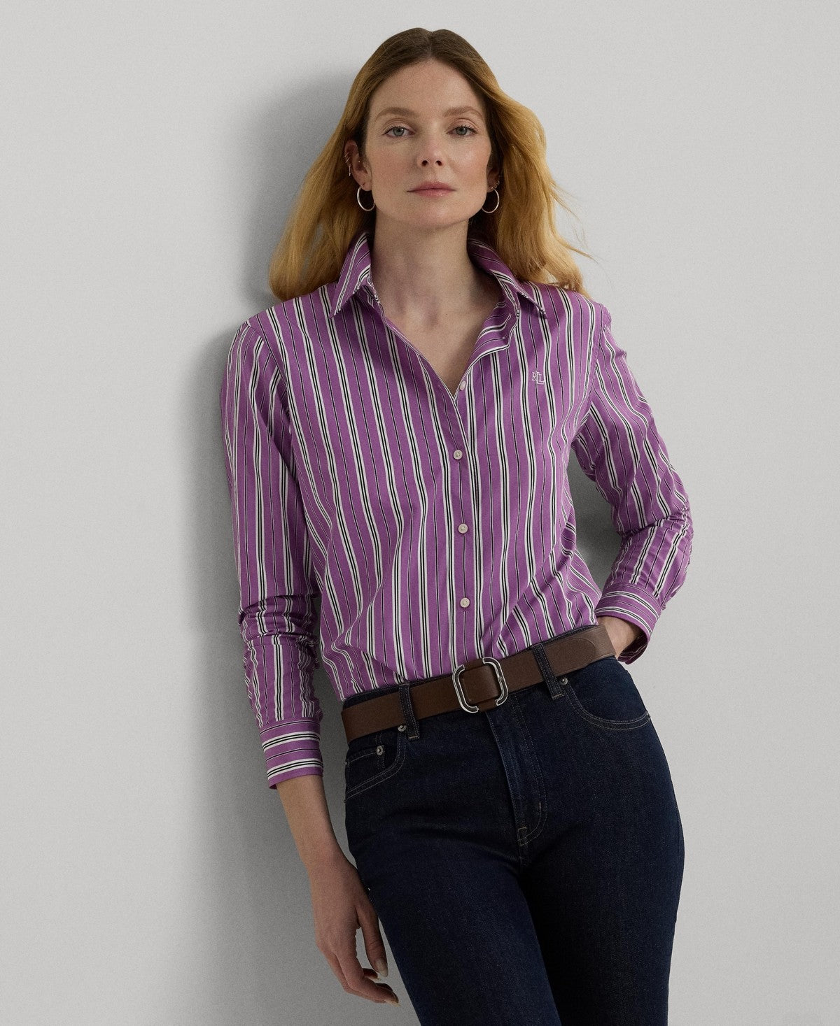 Ralph Lauren Size XS Purple Button Down Shirt