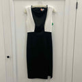 Calvin Klein Size 4 Black White Preloved Dress