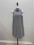 Tahari Size 4 Black White Preloved Dress
