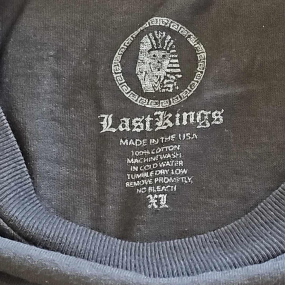 Last Kings Size XL Black MENS T-shirt