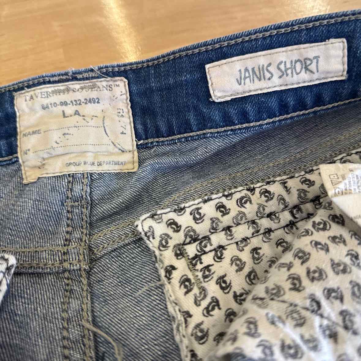 Taverniti So Size 28 (6) Blue Denim Shorts