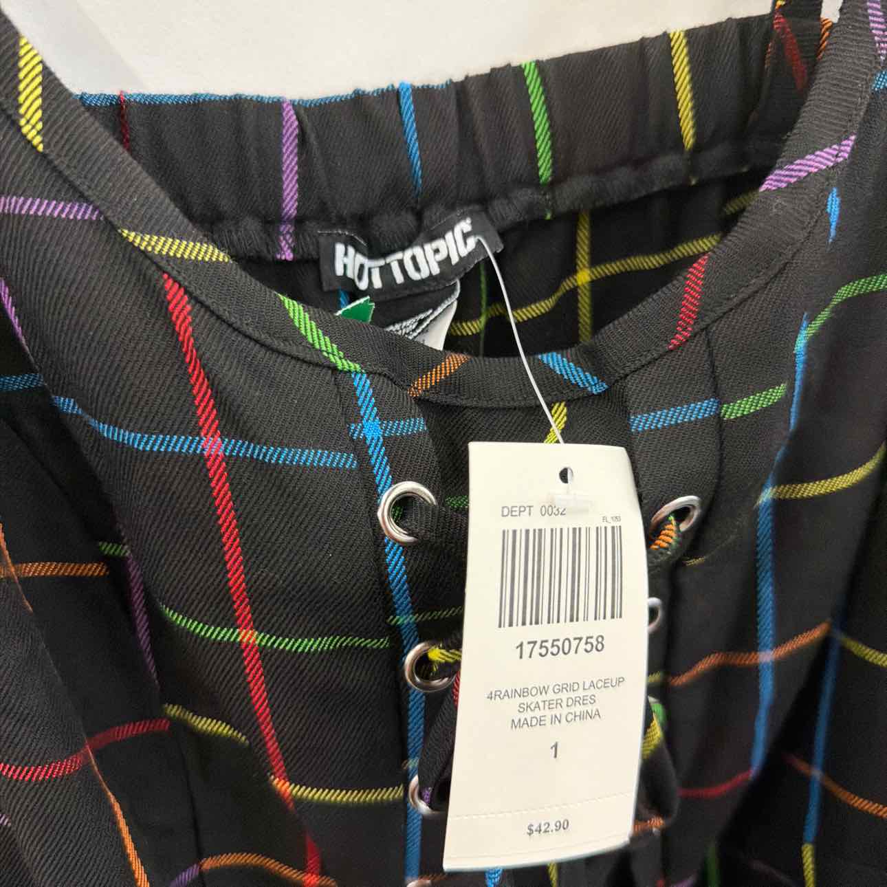 HotTopic Size 1 Black New Dress