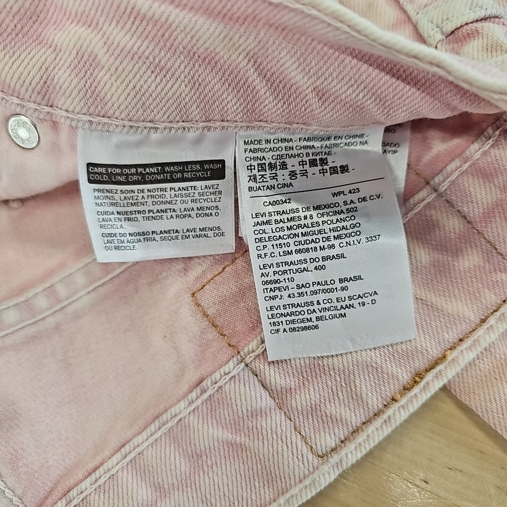 Levi's Size 29 Pink Denim Preloved Jeans
