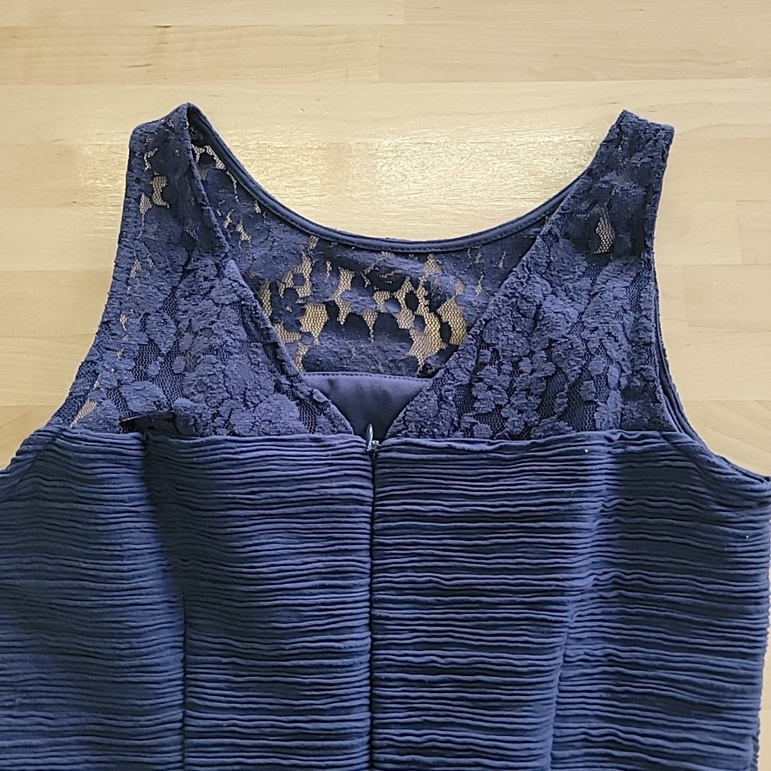 Just Taylor Size 4 Blue Dress