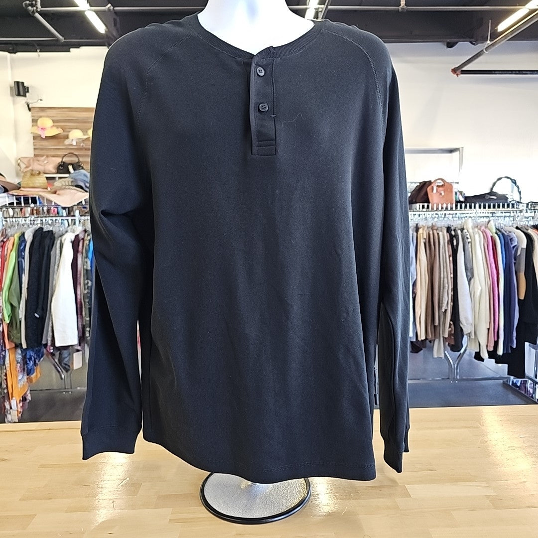 Bass Outdoor Size M Black MENS Long Sleeve Shirt
