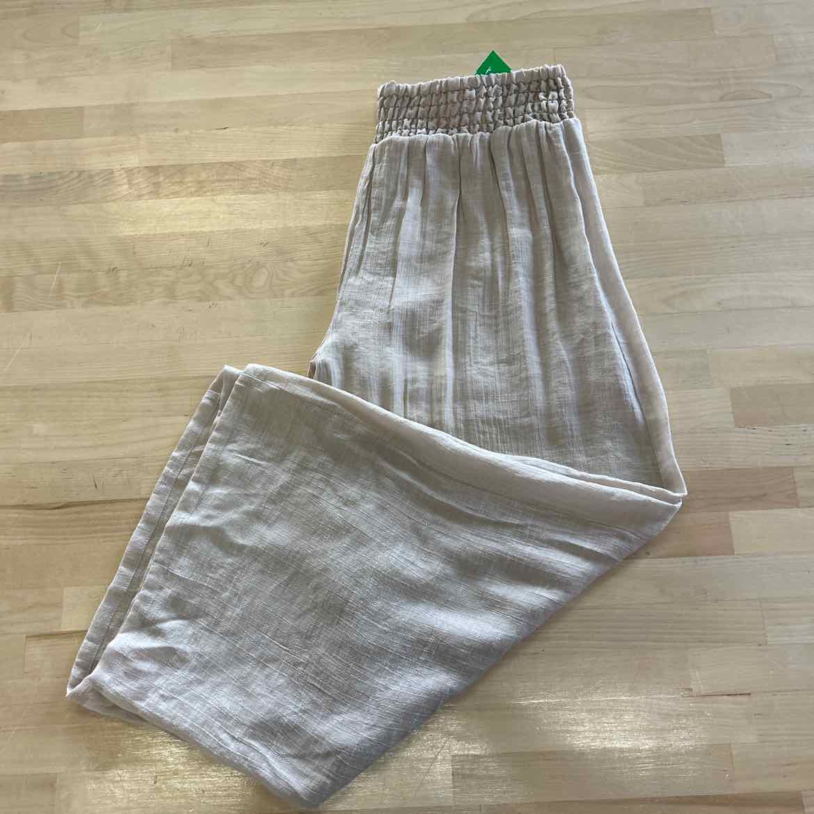 Juniors a. Byer Gauze Smock Waist Wide Leg Casual Pants
