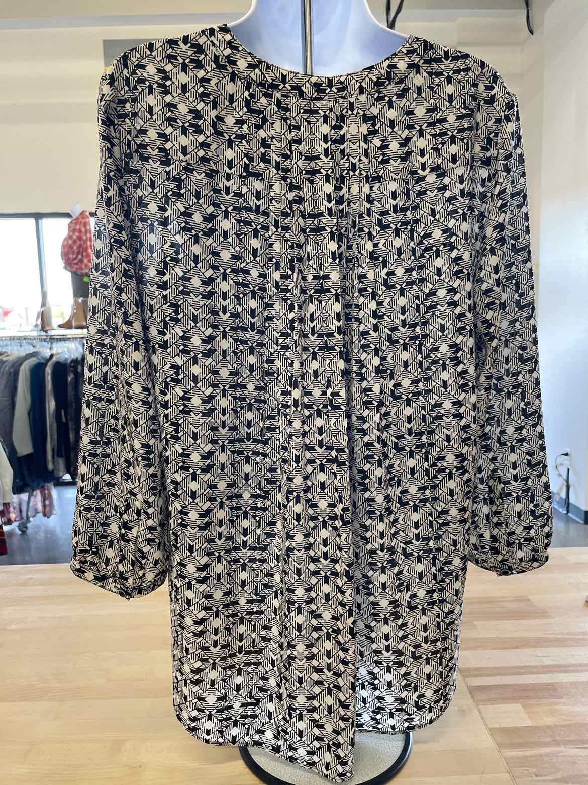 NYDJ Size S Black Blouse