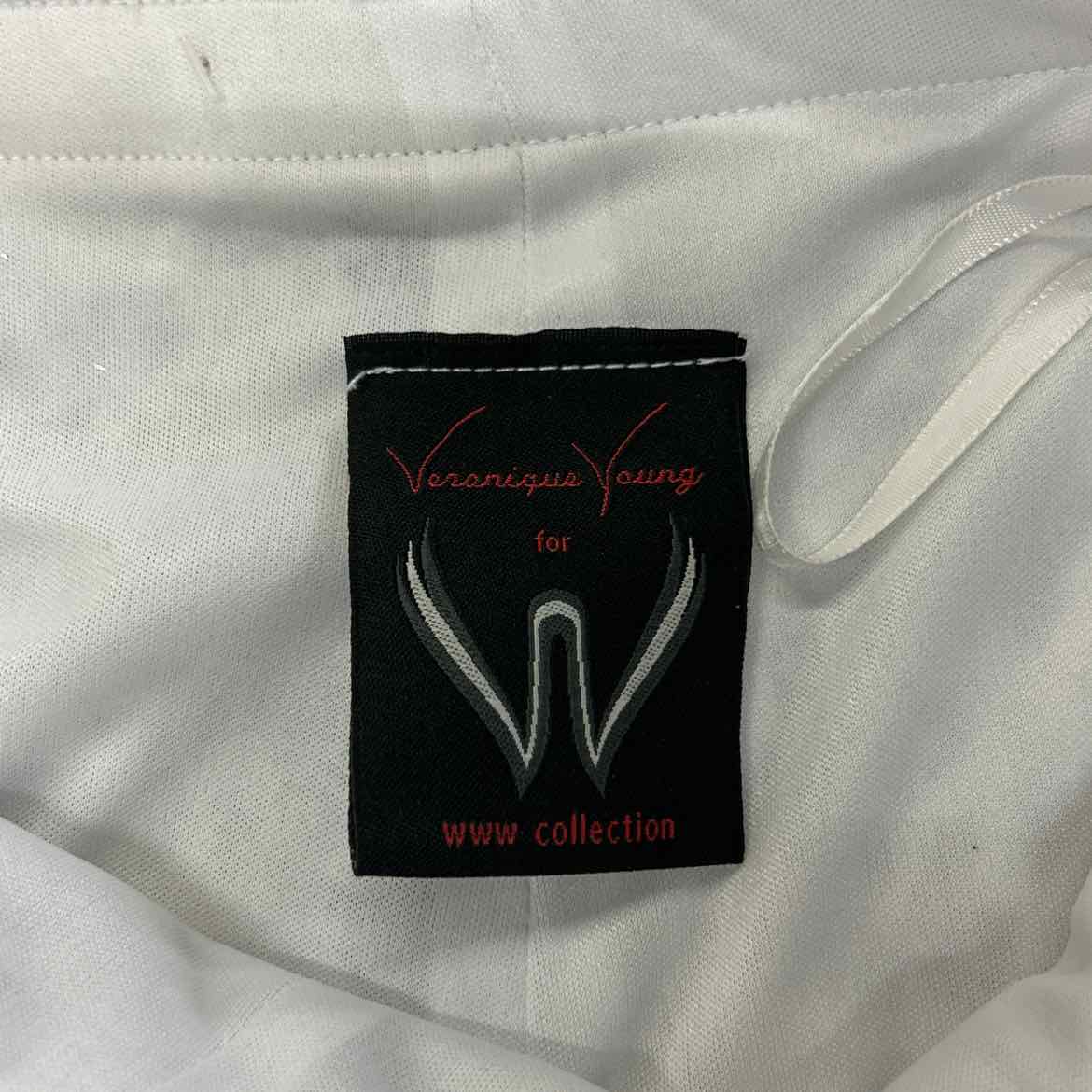 Veronique Young Size 6 BLACK & WHITE 2 pc Dress Set