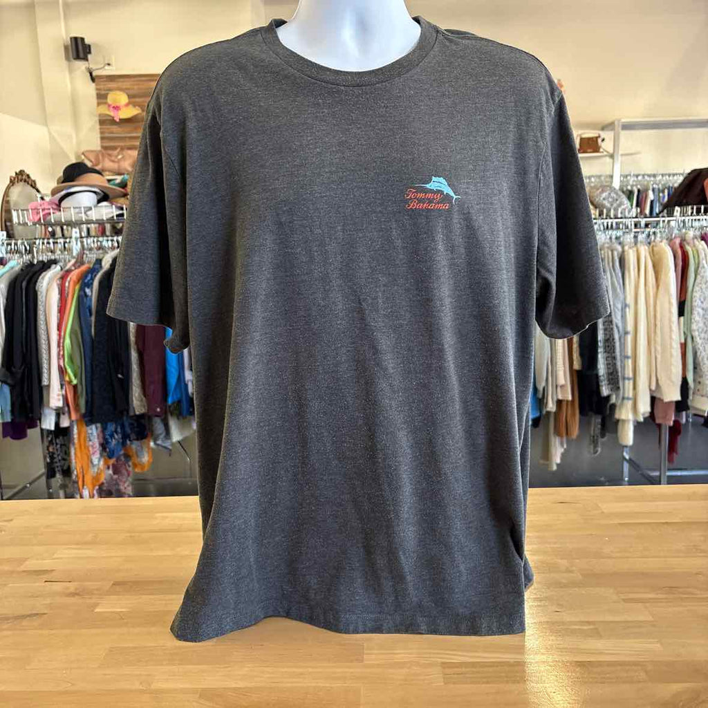 Tommy Bahama Size XL Gray MENS T-shirt