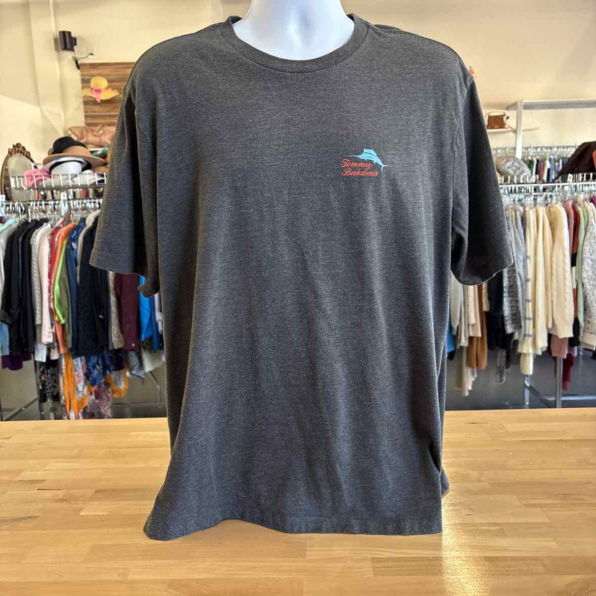 Tommy Bahama Size XL Gray MENS T-shirt