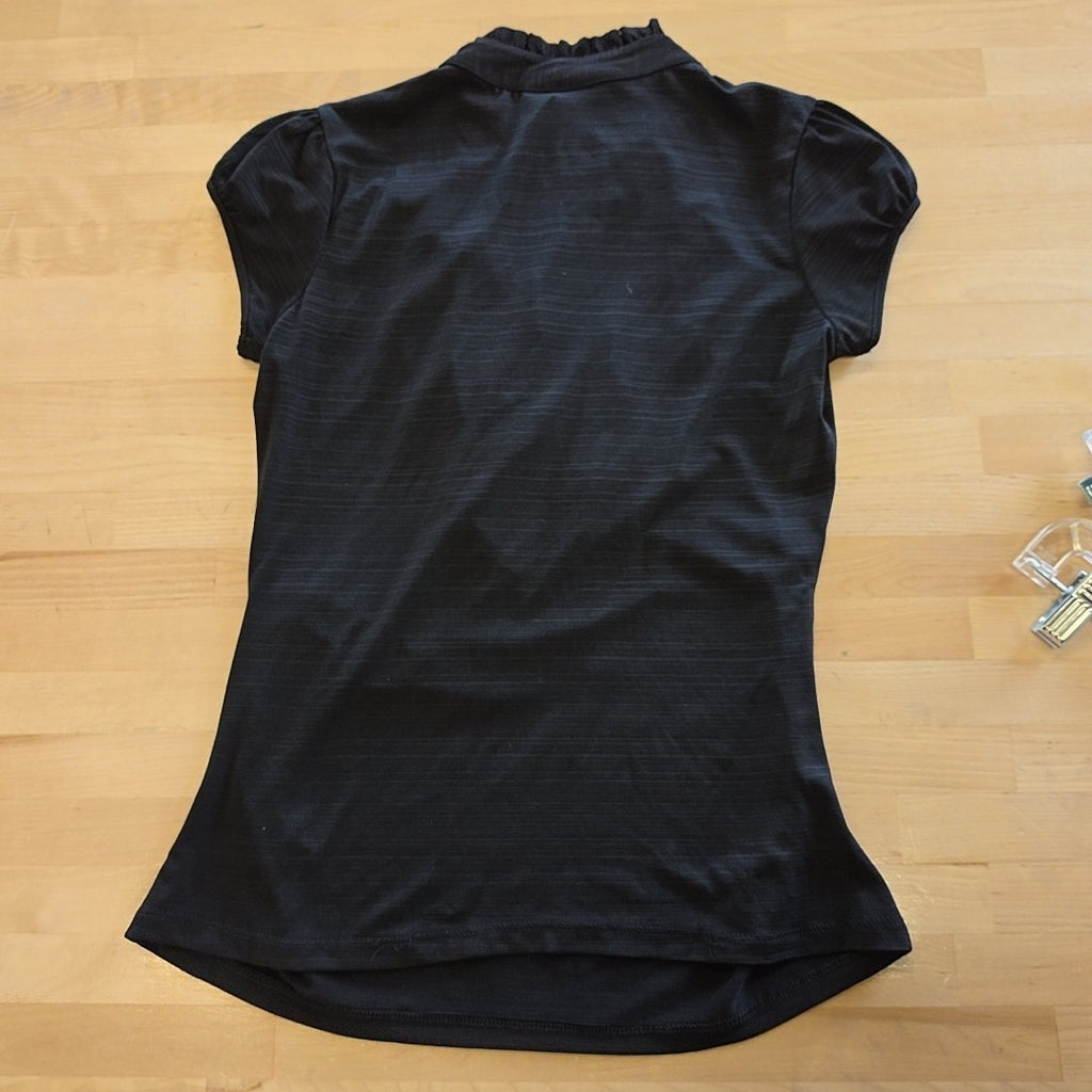 Heart soul Size M Black Preloved Blouse SS