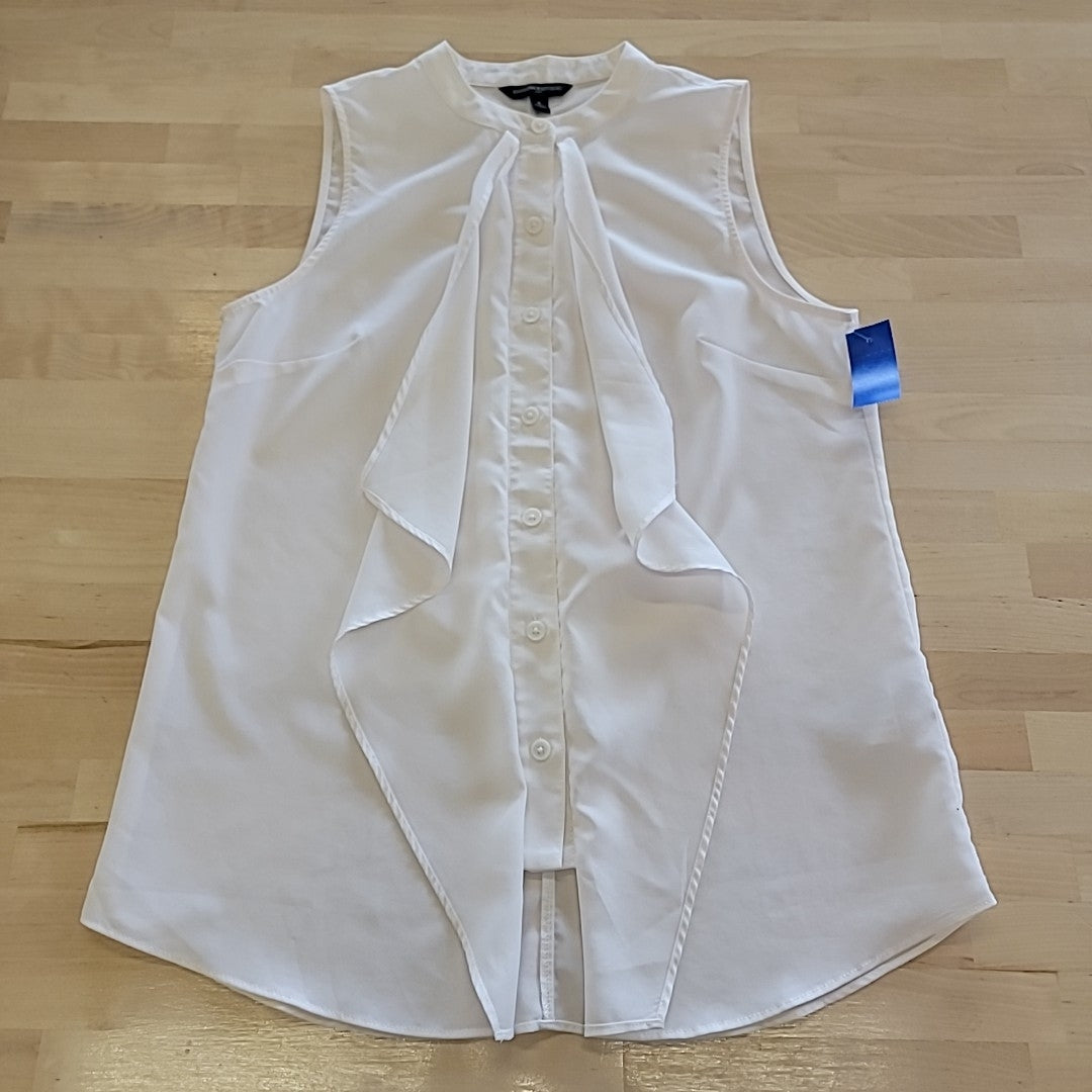 Banana Republic Size S White Sleeveless