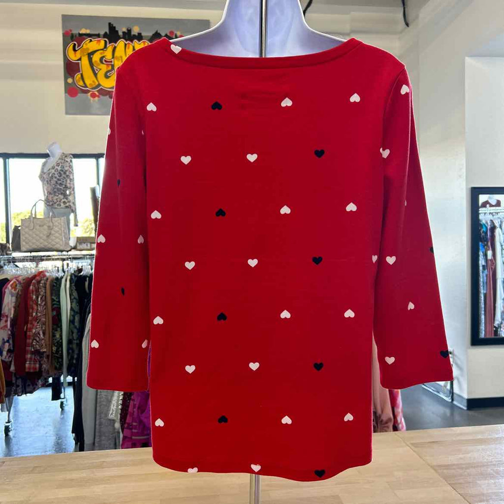 Charter Club Size S Red Longsleeve