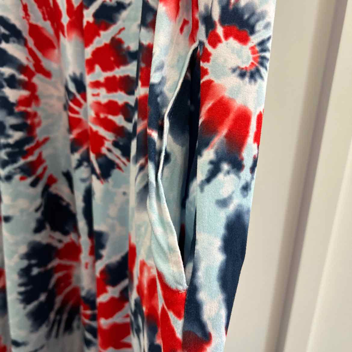 secret treasures Size L Blue & Aqua Print Preloved Dress