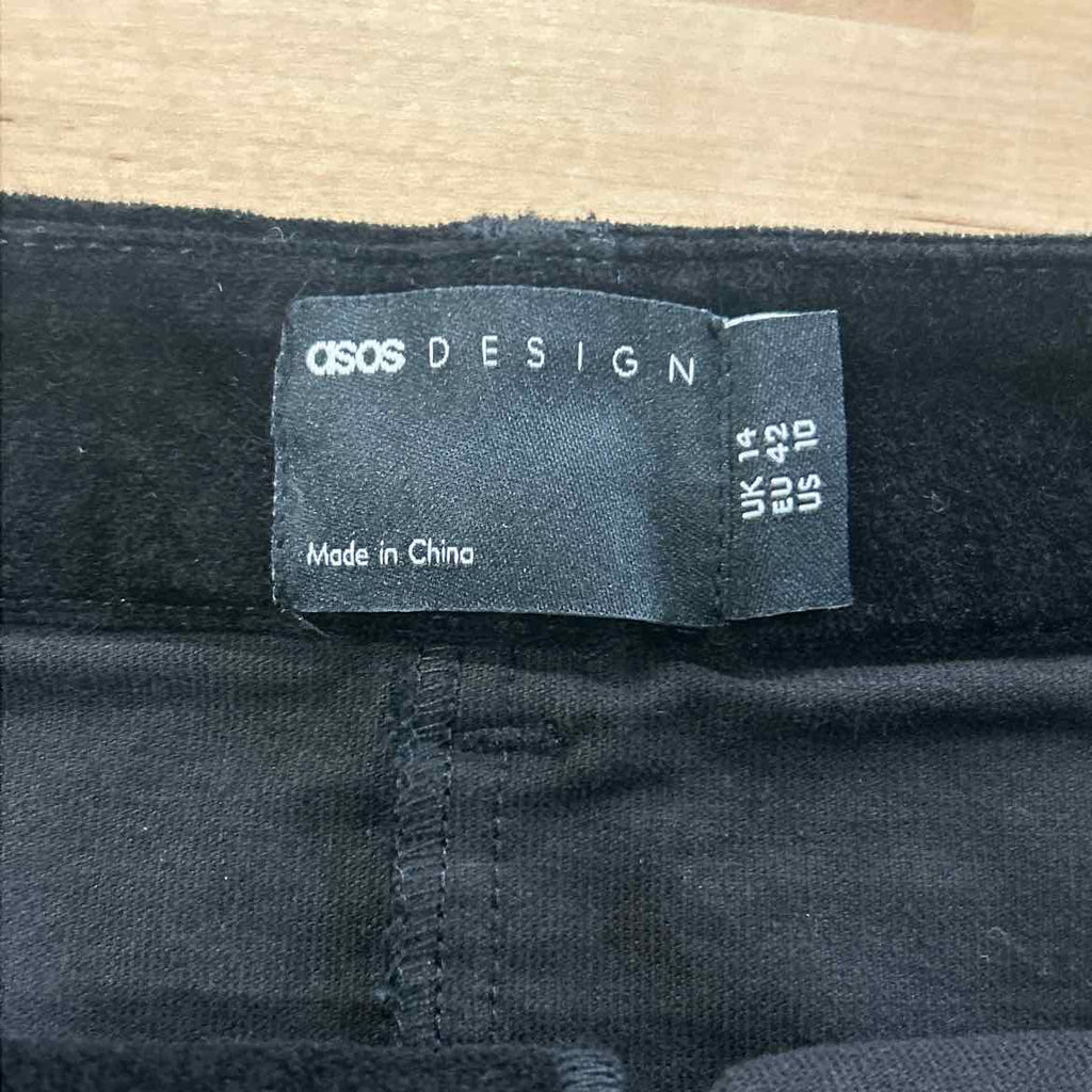 Asos Size 10 Black Skirt