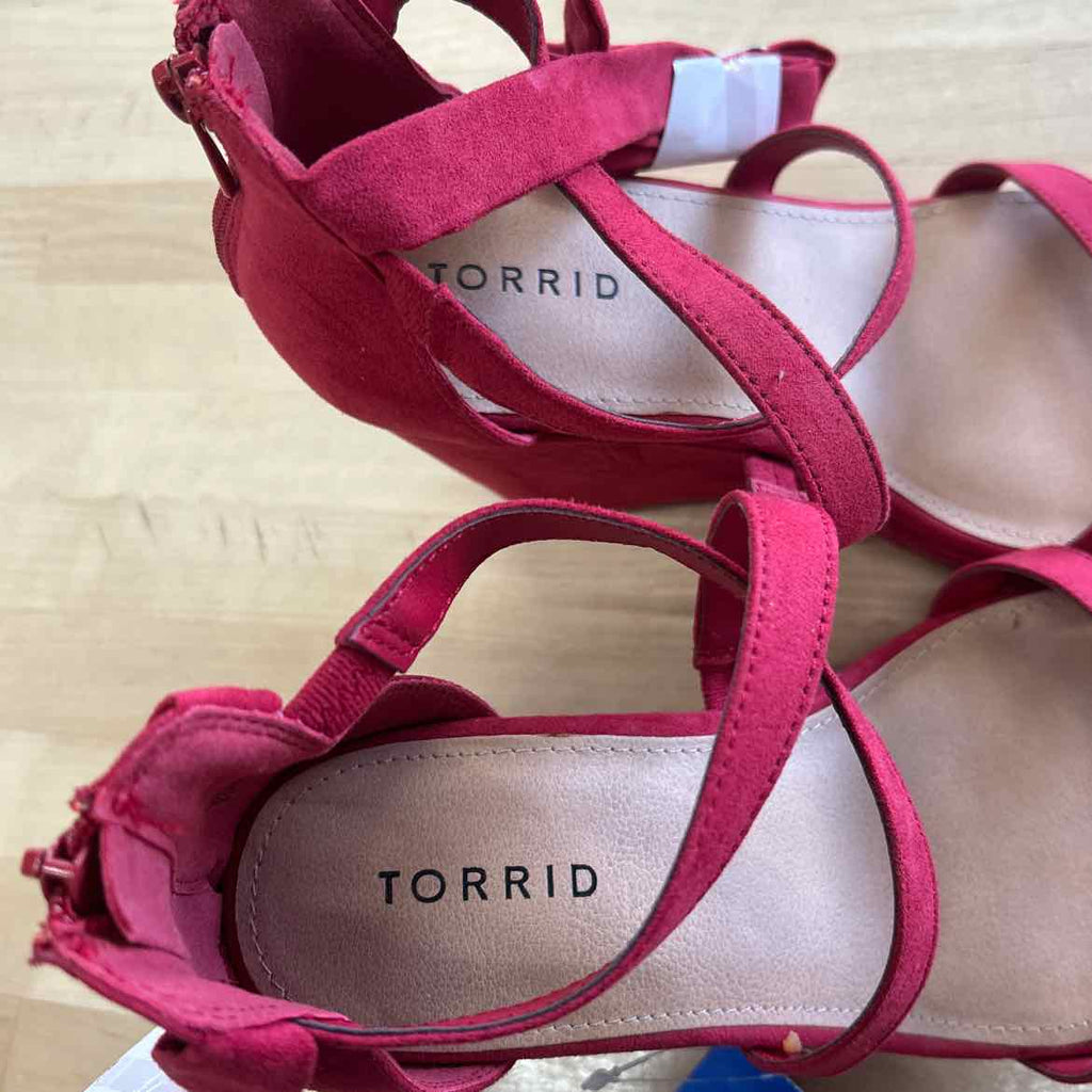 Torrid Size 8 Red Preloved Wedges