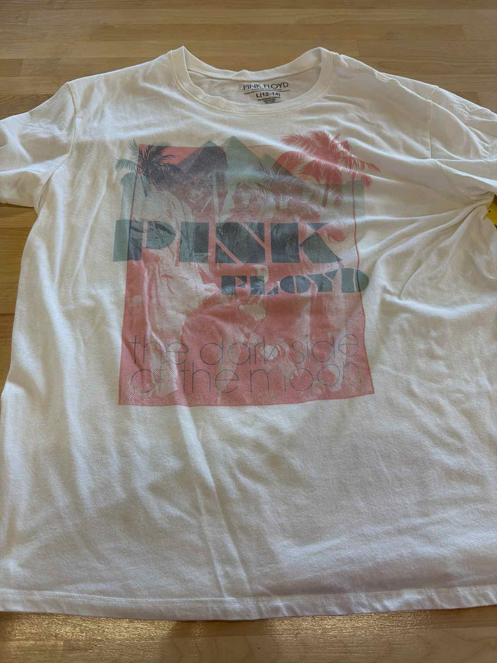 PINK FLOYD Size L White T-shirt