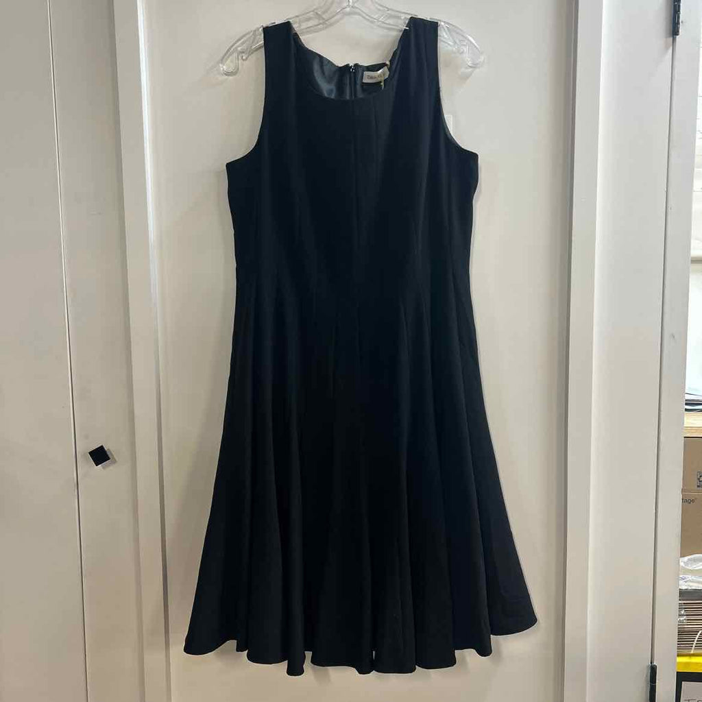 Calvin Klein Size 14 Black Preloved Dress