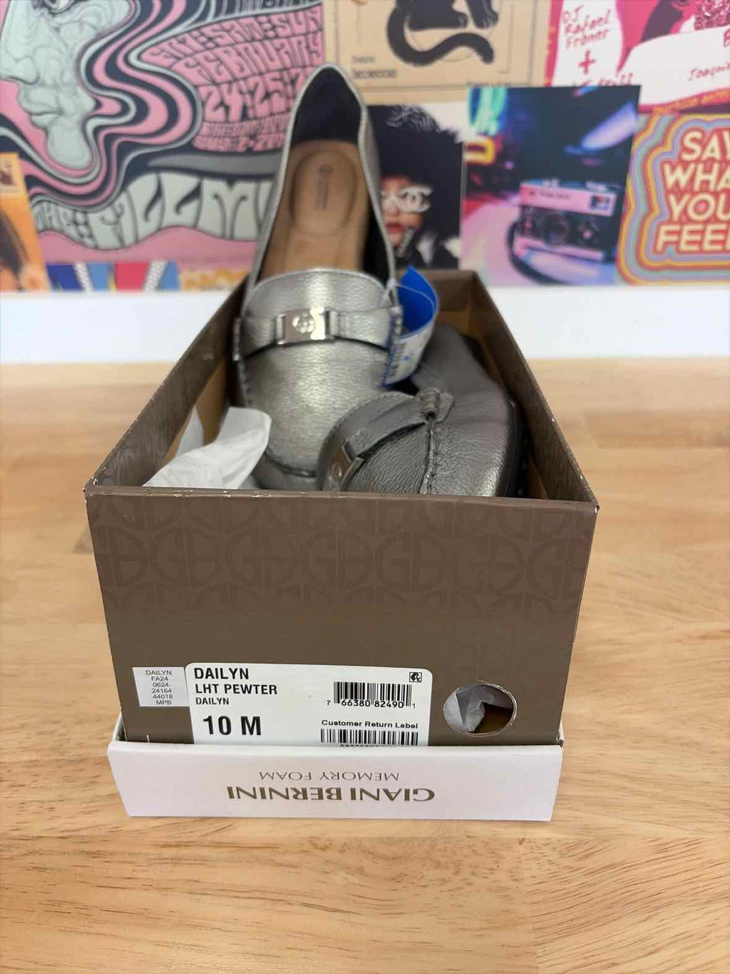 Giani Bernini Size 10 Women's Dailyn Memory Foam Slip on Loafers