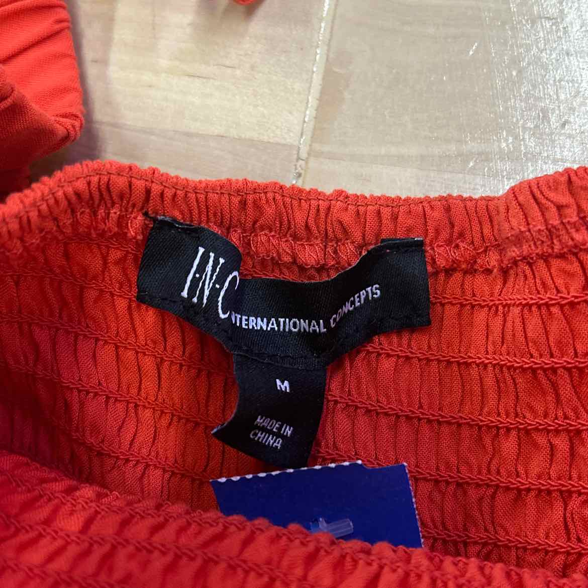 INC Size M Orange Preloved Dress