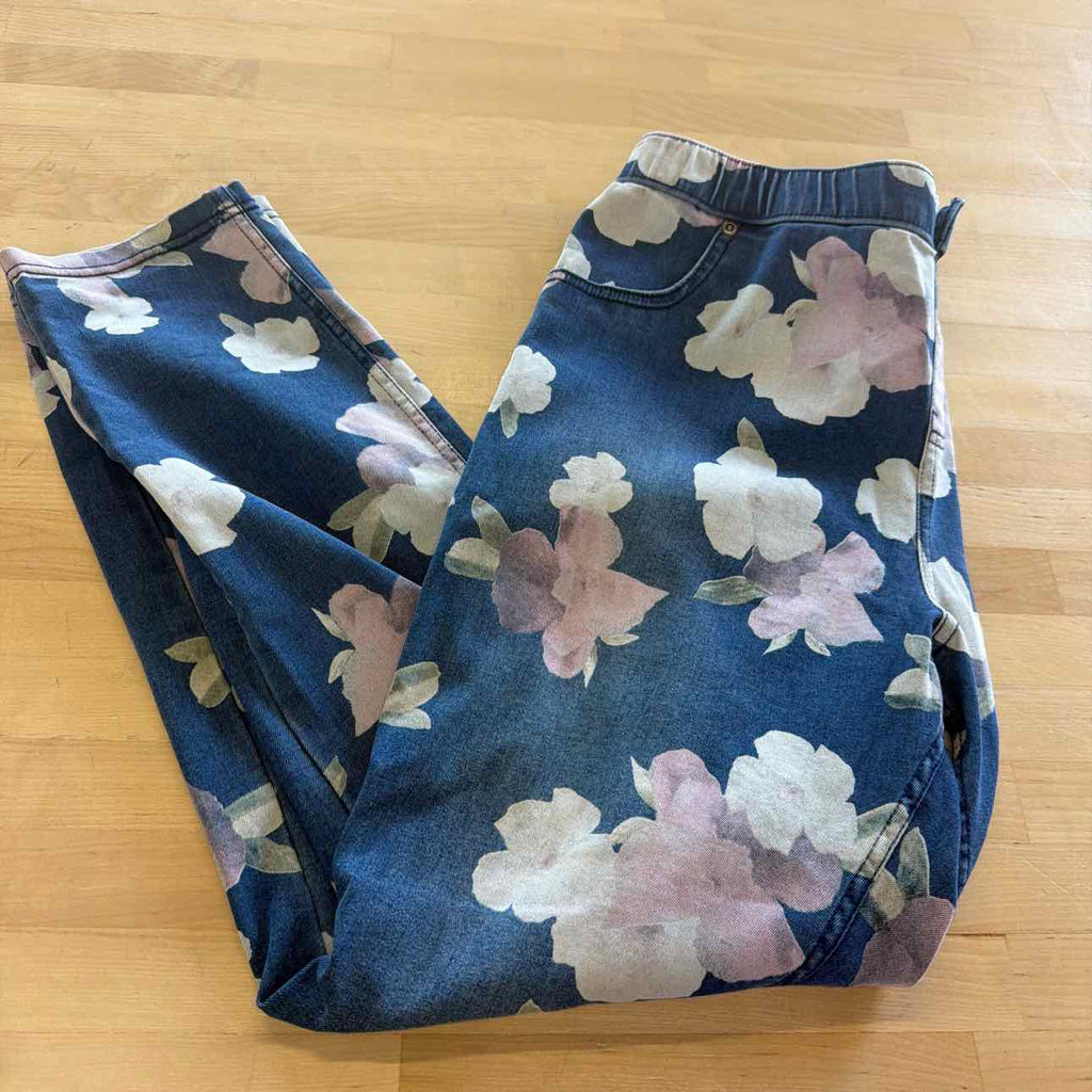 Hue Size L Blue Preloved Pants