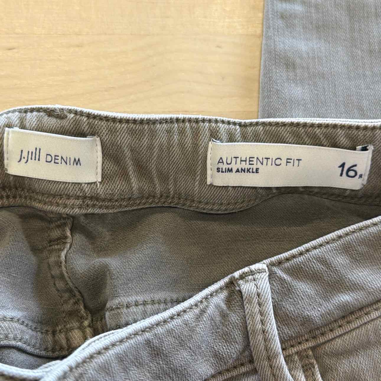 J Jill Size 16 Green Pants