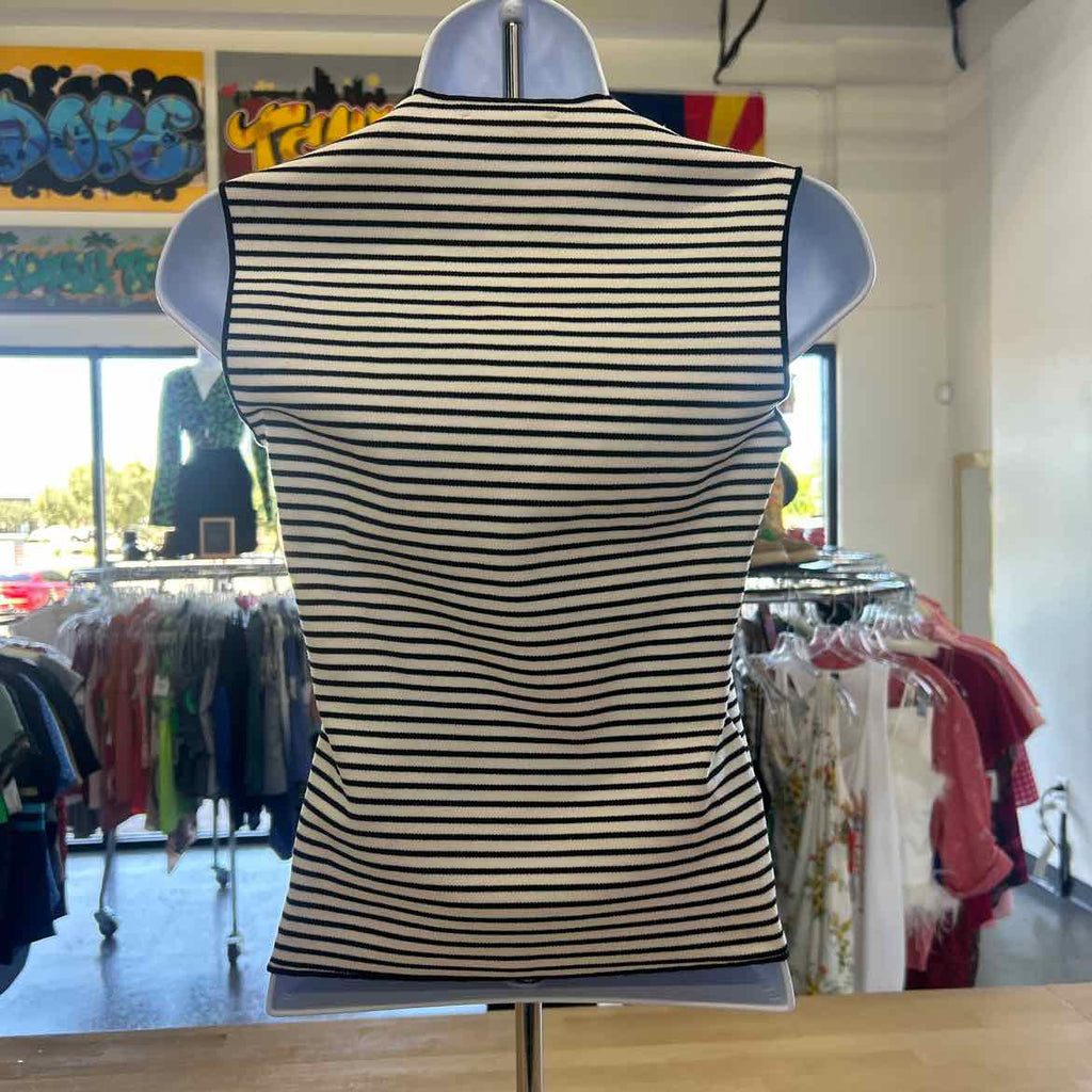 zara Size M Black White Preloved Tank