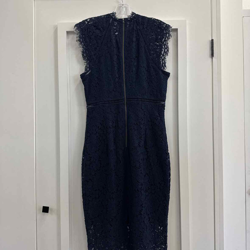 Bardot Size M Navy Lace Preloved Dress