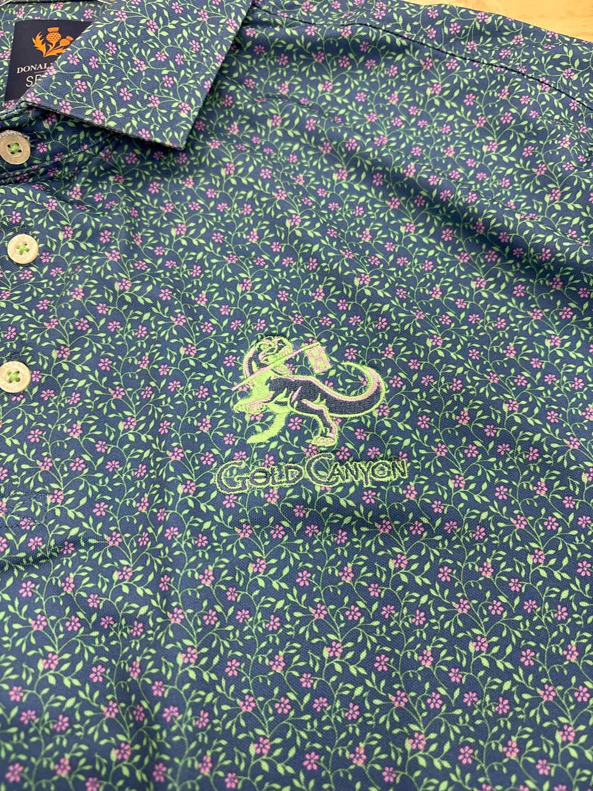 Donald Ross Size XL Blue Preloved MENS Polo