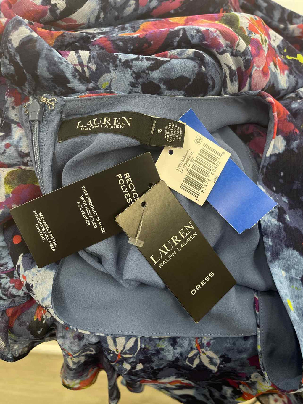Ralph Lauren Size 12 Blue Preloved Dress