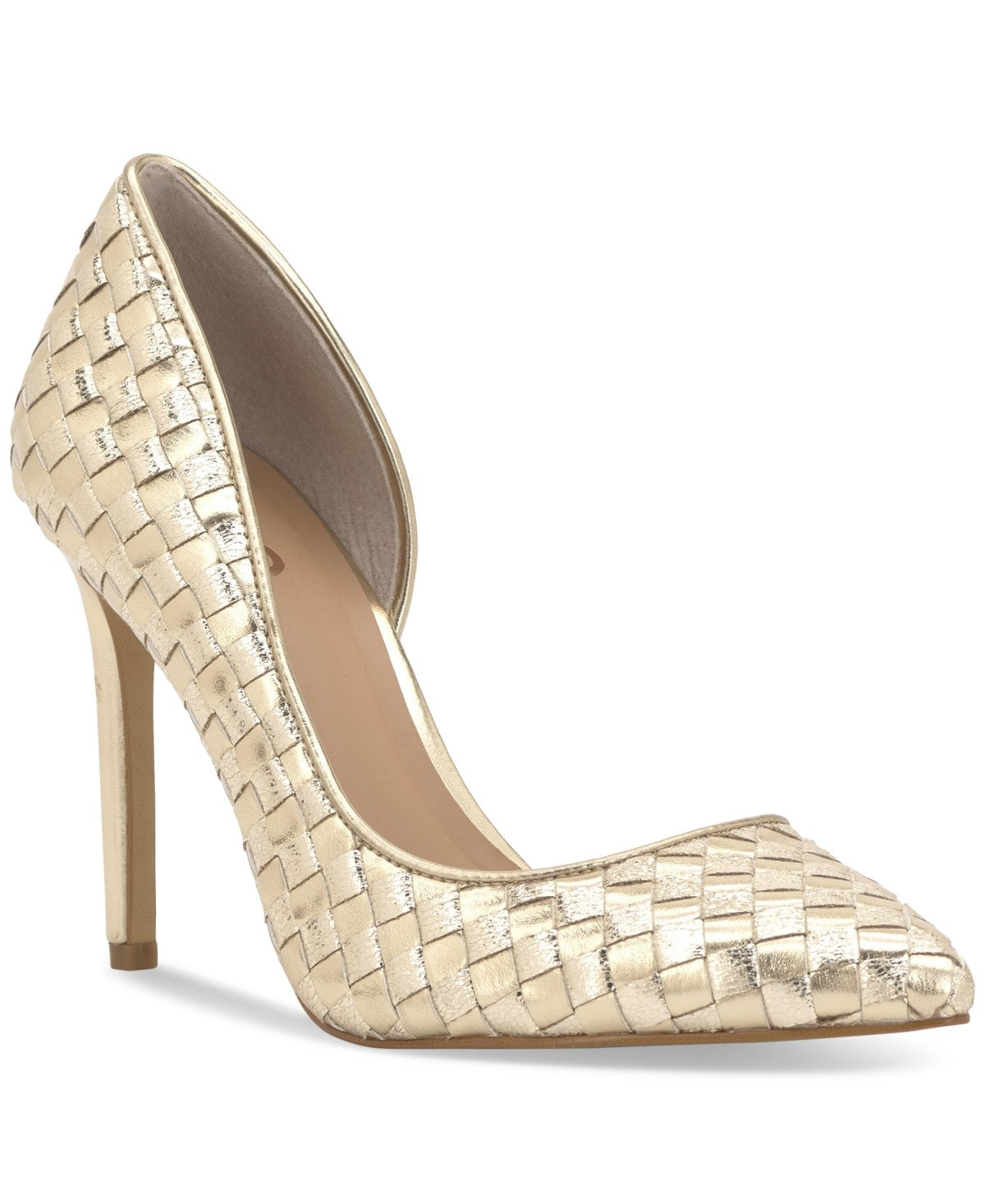 I.N.C. International Concepts Womens Kenjay dorsay Pumps Gold Woven 12M